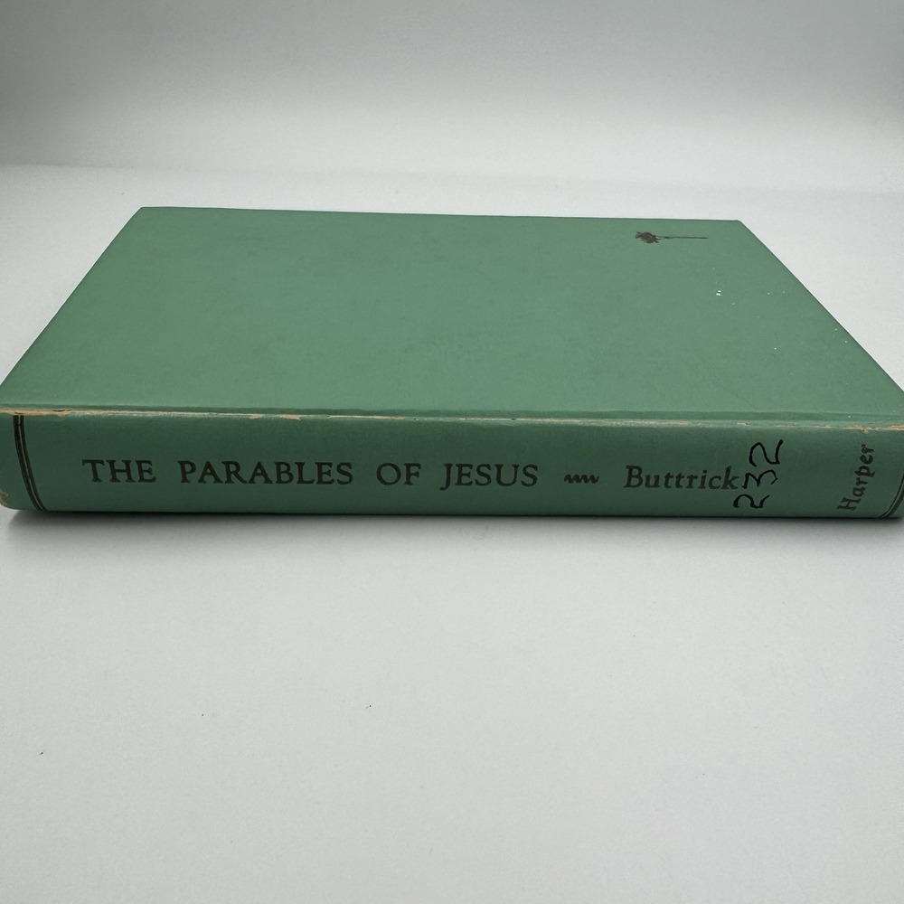 George A Buttrick The Parables of Jesus OS Green 1928 Vintage Hardcover